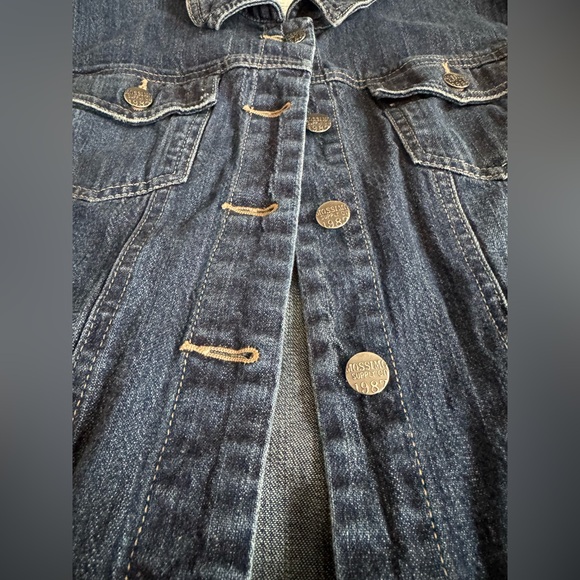 Mossimo Supply Co. Dark Blue Denim Jacket - Picture 3 of 7